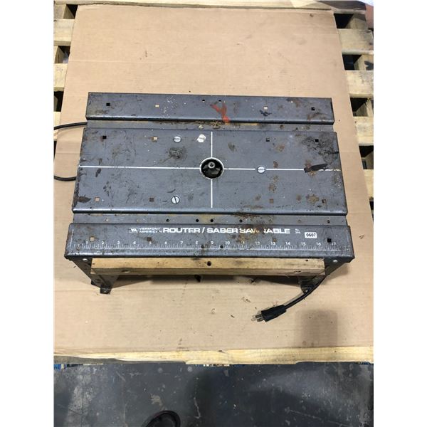 Lot of 1 Router Table - Used - Powers On/Works