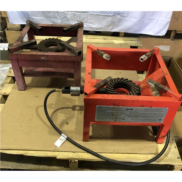 Lot of 2 Propane Cooking Stoves - Used
