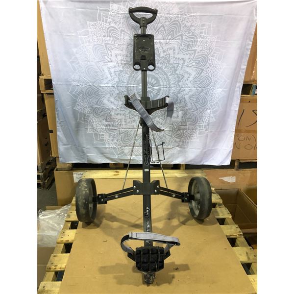 Lot of 1 G-Zero Ground Zero 2-Wheeled Push Pull Folding Golf Cart - Used