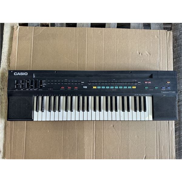Lot of 1 Casio Casiotone CT-460 Keyboard - Used - Works/Tested - (No Cord)