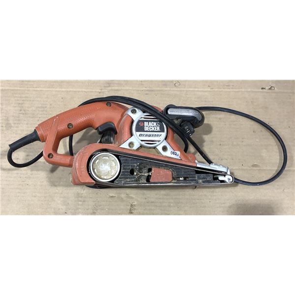 Lot of 1 Black & Decker Dragster Belt Sander - Used - Powers On