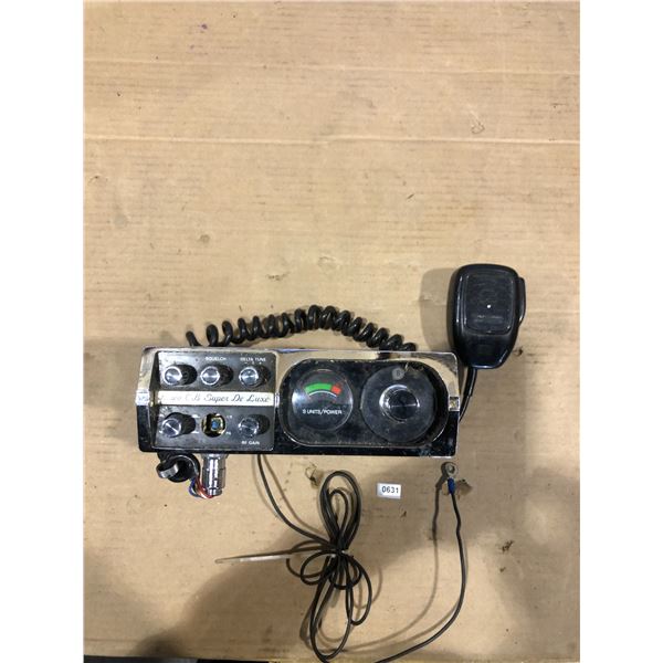 Lot of 1 Kraco Super Deluxe (Model Kcb-2330) CB Radio - Used - Untested/As Is