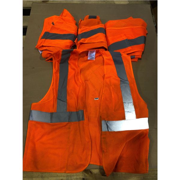 Lot of 4 Safety Vests - Size S/M - Used - Good Shape
