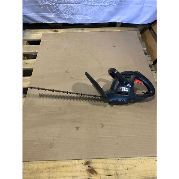 Lot of 1 Black & Decker Hedge Trimmer - Used - Powers On