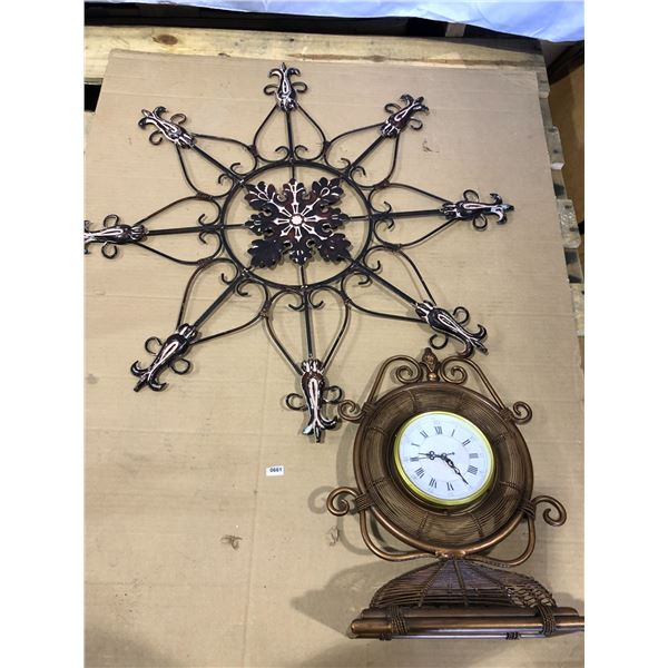 Lot of 2 Wall Decor Pieces - Used