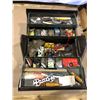 Image 1 : Lot of 1 Toolbox with Assorted Hardware Inside - Used