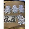 Image 1 : Lot of 5 Assorted Large Cake Baking Pans - Character Designs - Used