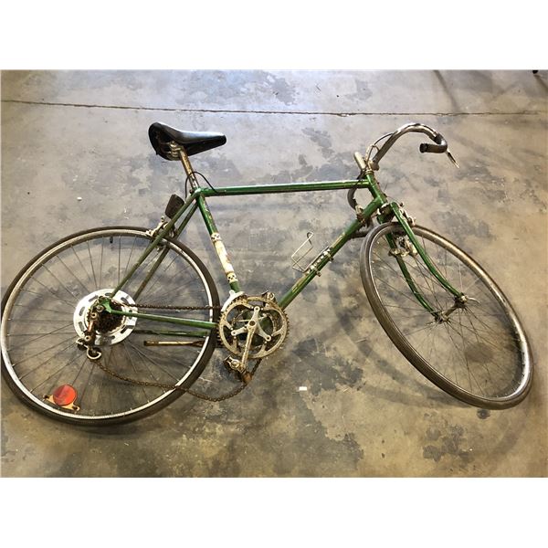 Lot of 1 Adult Cycling Bike - Green - Used