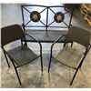 Image 1 : Lot of 1 Patio/Lawn & Garden Bench with 2 Chairs - Used