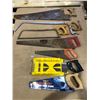 Image 1 : Lot of Assorted Hand Saws - Used