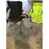 Image 1 : Lot of 2 Adult Foldable/Portable Camping Chairs - Black & Green - Used