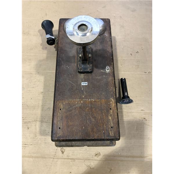 Lot of 1 Early 1900's Northern Electric Company Long Box Telephone - Used/As Is