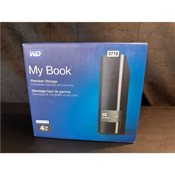 Lot of 1 WD MyBook 4TB Portable HDD - Used