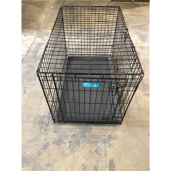 Lot of 1 Folding Dog Crate/Kennel - Used - 22in x 36 inch - Good Shape