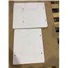 Image 2 : Lot of 2 Composite Signs - 18in x 20in & 18 x 15.4inch - Used