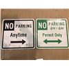 Image 1 : Lot of 2 Composite Signs - 18in x 16in - Used
