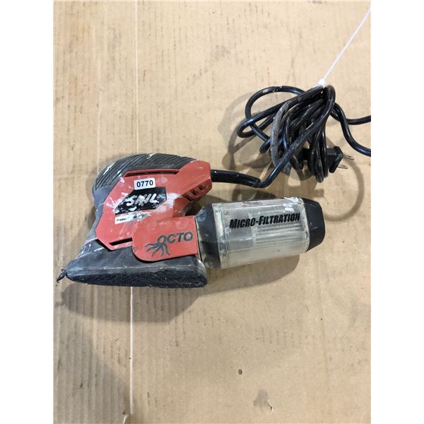 Lot of 1 Skil Octo Corded Detail Sander - Used - Powers On