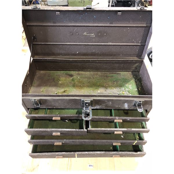Lot of 1 Kennedy Kits Heavy-Duty Tool Storage Box - Used