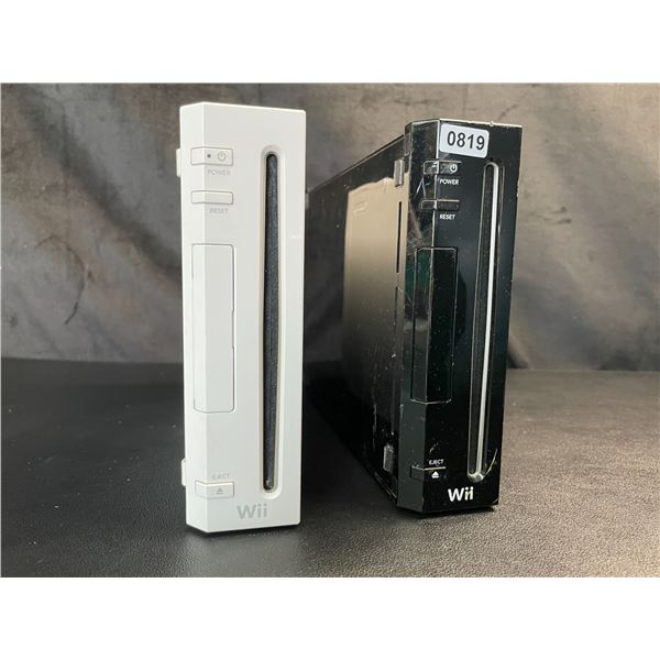Lot of 2 Nintendo Wii Consoles - Used