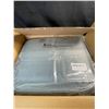Image 2 : Lot of 1 GnO Premium Adult 15LB Weighted Blanket - Dark Grey w/ Bamboo Cover - Brand New