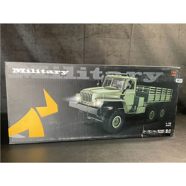 Lot of 1 Military Truck R/C 1:15 Scale Remote Control Toy Truck - Brand New