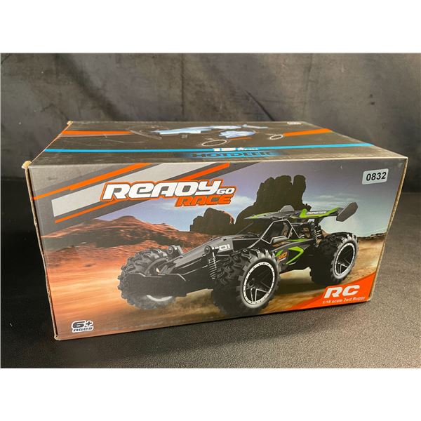 Lot of 1 Ready To Race RC Car - 1/18 Scale 2wd Buggy Car - Brand New