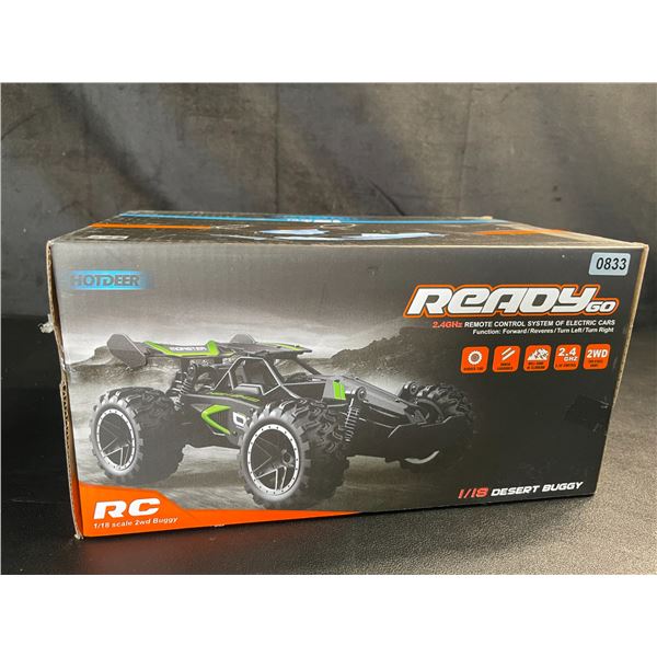 Lot of 1 Ready To Race RC Car - 1/18 Scale 2wd Buggy Car - Brand New