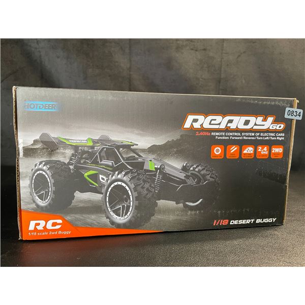 Lot of 1 Ready To Race RC Car - 1/18 Scale 2wd Buggy Car - Brand New
