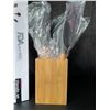 Image 5 : Lot of 1 Silicone Kitchen Cooking Utensil Set - Black Colour w/ Wooden Handles - Brand New! 11PCS