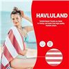 Image 7 : Lot of 1 Set of 6 Havuland Turkish Oversized Beach/Pool Towels - 71 x 39 inch - Brand New!