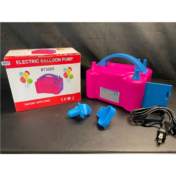 Lot of 1 Electric Balloon Pump - Brand New!