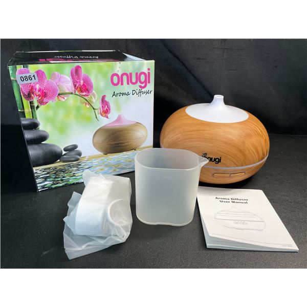 Lot of 1 Onugi Aroma Diffuser/Humidifier - 300ml Capacity - Brand New!