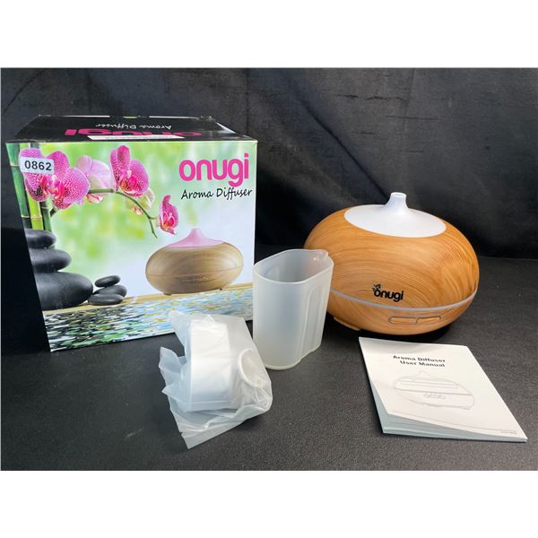 Lot of 1 Onugi Aroma Diffuser/Humidifier - 300ml Capacity - Brand New!
