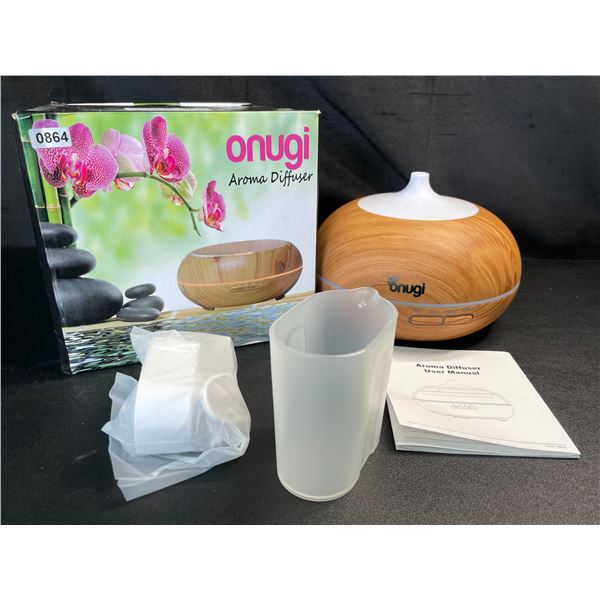 Lot of 1 Onugi Aroma Diffuser/Humidifier - 300ml Capacity - Brand New!