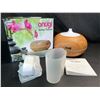 Image 1 : Lot of 1 Onugi Aroma Diffuser/Humidifier - 300ml Capacity - Brand New!