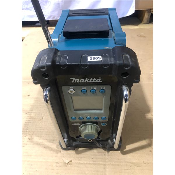 Lot of 1 Makita Work Radio (BMR100) - Used - Works