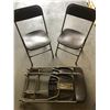 Image 1 : Lot of 4 Metal Folding Chairs - Used