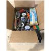 Image 1 : Lot of 1 Box of Assorted Tools/Hardware - Used