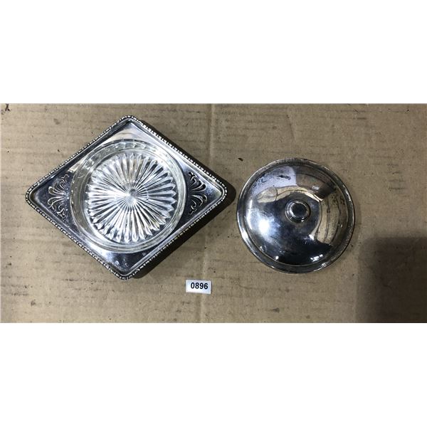 Lot of 1 Butter/Candy Dish - Used