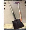 Image 1 : Lot of 2 Garden Tools - Shovel & Axe - Used
