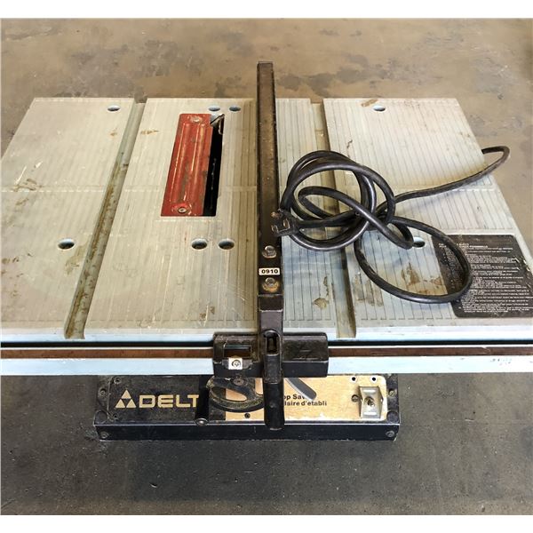 Lot of 1 Delta Bench Top Saw - Used - Works