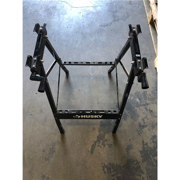 Lot of 1 Husky Folding Workbench/Table - Used - Needs Top*