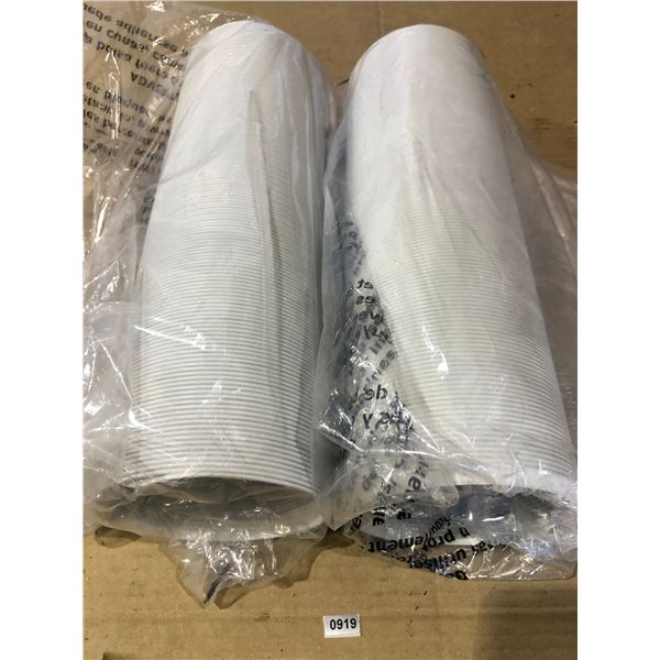 Lot of 2 A/C (Air Conditioner) Exhaust/Vent Hoses - 5in Diameter & 15"-80" Length - Brand New!