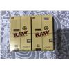 Image 1 : Lot of 2 Boxes of Raw Organic Hemp Rolling Papers - 1 1/4" Size - New Sealed (24 Per Box)