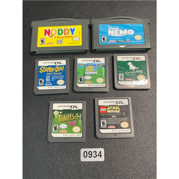 Lot of Assorted Nintendo DS/Gameboy Advance Games - Used