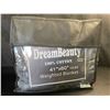 Image 1 : Lot of 1 Dreambeauty 100% Cotton 41x60in 10lbs Weighted Blanket for Adults - Brand New! Dark Grey