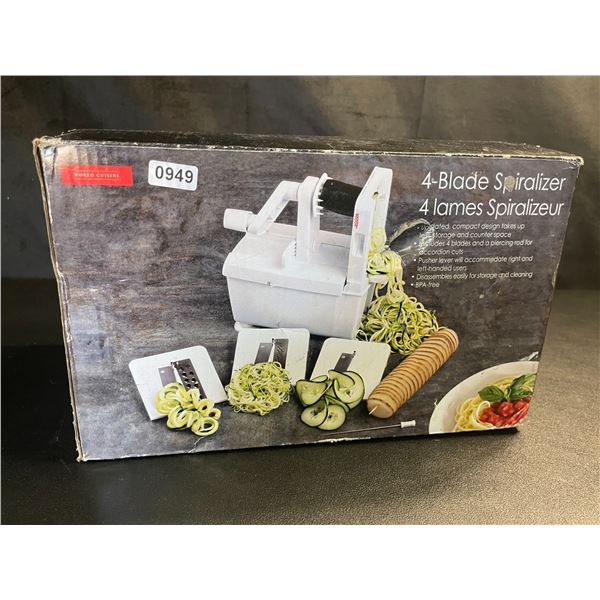 Lot of 1 4-Blade Spiralizer for Vegetables - Brand New