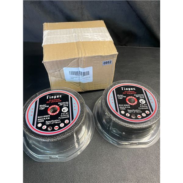 Lot of 1 Box of Premium All-Purpose Cutting Wheels - 50 PCS - Brand New