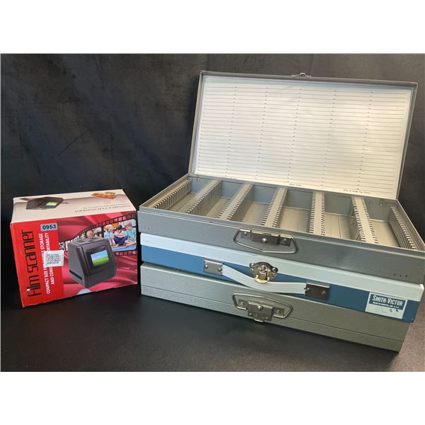Lot of 1 Digital Film Scanner - Brand New - With 3 Empty Slide Cases