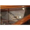 Image 3 : Glass Door Locking Display Cabinet -  14"D x 49"W x 76"H